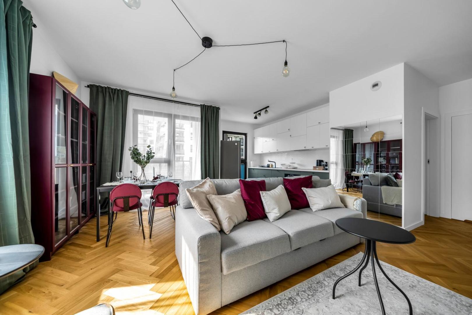 Skierniewicka Apt - Parking, Workspace, Balcony - By Rentujemy Warschau Exterior foto
