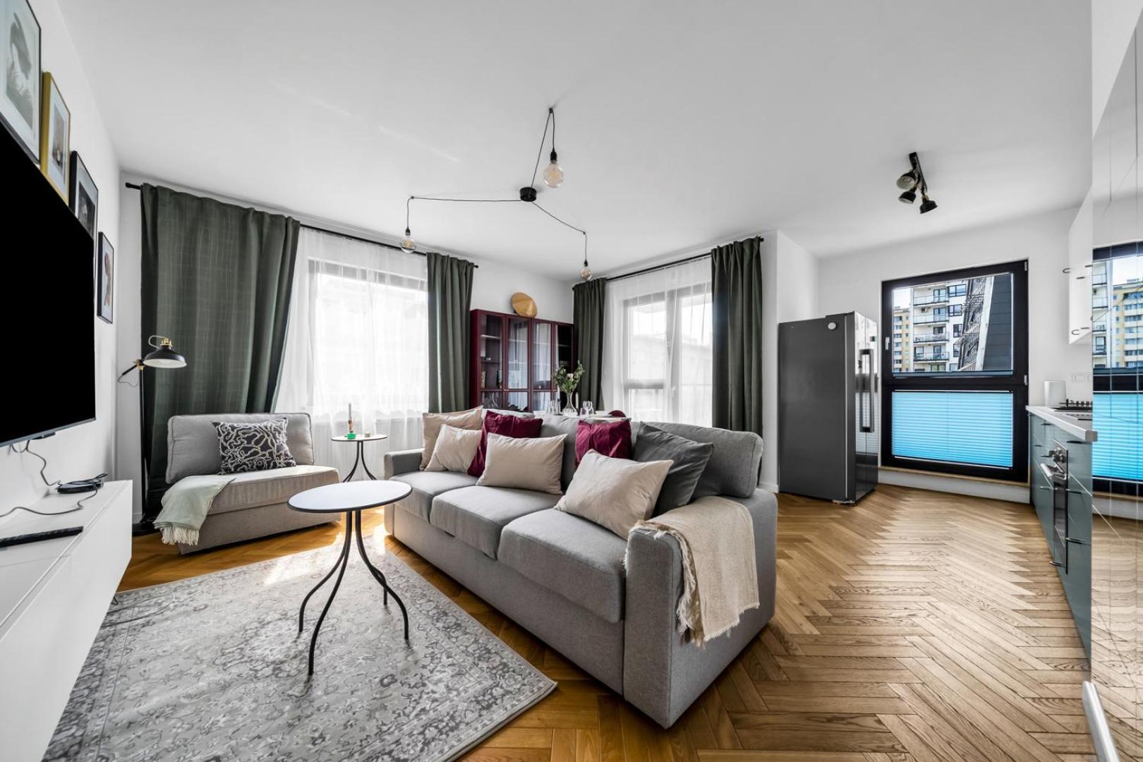 Skierniewicka Apt - Parking, Workspace, Balcony - By Rentujemy Warschau Exterior foto